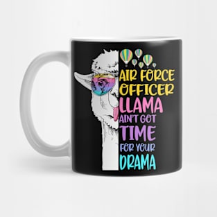 Air Force Officer Llama Mug